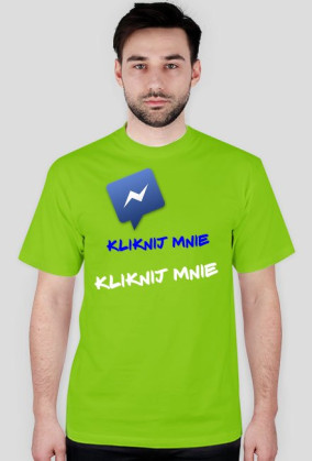 ,,Kliknij mnie, kliknij mnie'' - wersja męska T-Shirt