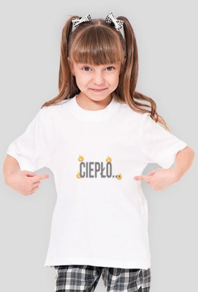 ,,Ciepło'' - wersja dziecięca dziewczęca T-Shirt