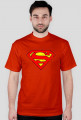 KOSZULKA t-shirt heavy męski BATMAN wersja grunge DUŻE LOGO multi color