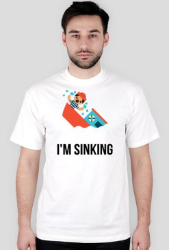 Koszulka I'm Sinking Biała