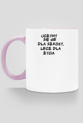 Kubek z mottem