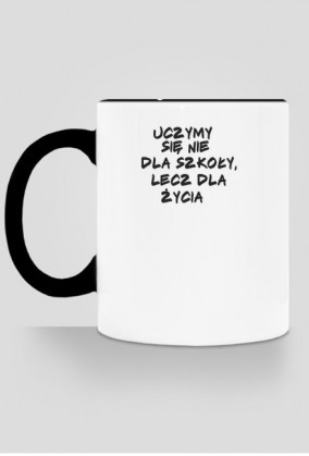 Kubek z mottem