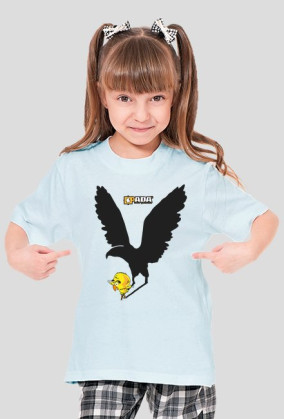 Koszulka dla dziewczynki - Orzeł. Pada