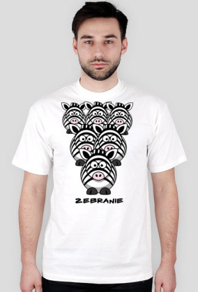 Zebranie - męskie białe