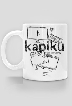 Kubek " Logo kanału draw " Biały