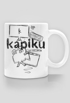 Kubek " Logo kanału draw " Biały