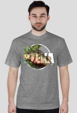 Koszulka męska NAD RZEKĄ - szara