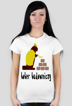 ,,Bober Budowniczy'' - T-Shirt damski