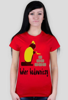 ,,Bober Budowniczy'' - T-Shirt damski