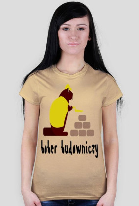 ,,Bober Budowniczy'' - T-Shirt damski
