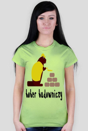 ,,Bober Budowniczy'' - T-Shirt damski