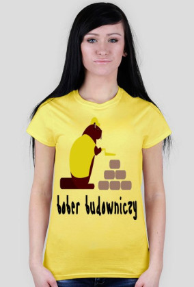 ,,Bober Budowniczy'' - T-Shirt damski