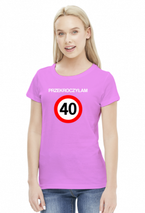 Koszulka Przekroczyłam 40