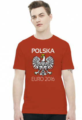 POLSKA Euro 2016 (t-shirt) czerwony