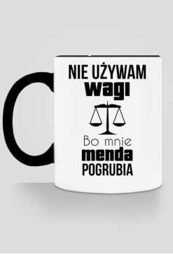 Kubek - Waga pogrubia