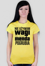 Koszulka damska - Waga pogrubia