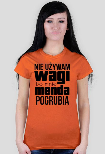 Koszulka damska - Waga pogrubia