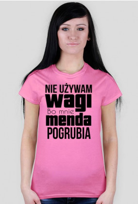 Koszulka damska - Waga pogrubia