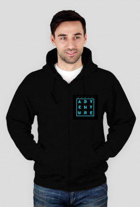 bluza meska z kapturem rozsówana dukla adventure logo