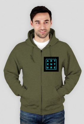 bluza meska z kapturem rozsówana dukla adventure logo