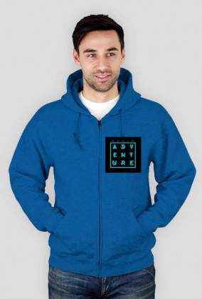 bluza meska z kapturem rozsówana dukla adventure logo