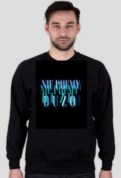bluza męska bez kaptura lux