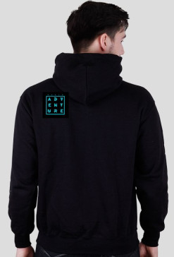 bluza męska z kapturem lux gdy zapada zmrok pijemy ciepły bimber