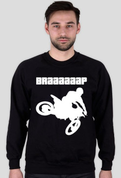 BLUZA MOTOCROSS MĘSKA BEZ KAPTURA
