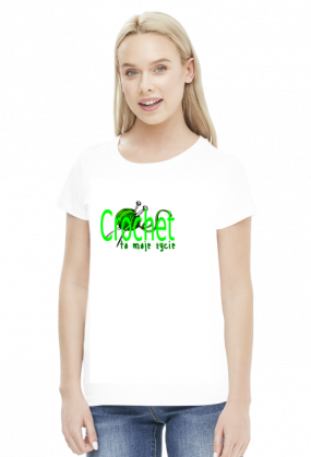 Koszulka Moje Pasje "Crochet to moje życie"