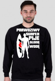 BLUZA BEZ KAPTURA PRAWDZIWY SURFER MĘSKA