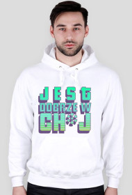 jest dobrze bluza kaptur white
