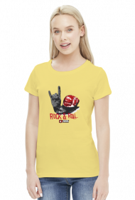 Koszulka damska - Rock&Roll. Pada