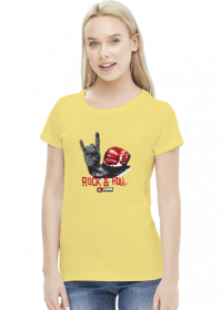 Koszulka damska - Rock&Roll. Pada