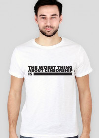 T-shirt męski "CENSORSHIP"