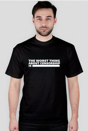 T-shirt męski "CENSORSHIP"