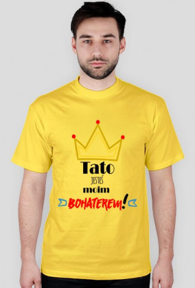 Koszulka Tato, jesteś moim bohaterem!