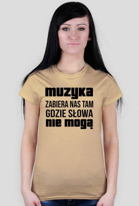 Koszulka damska - Muzyka