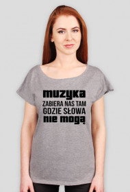 Koszulka damska, lepszy fason - Muzyka