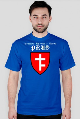 Bractwo Rycerskie Herbu Prus - koszulka męska Prawo Wilka