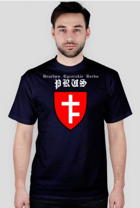 Bractwo Rycerskie Herbu Prus - koszulka męska Prawo Wilka