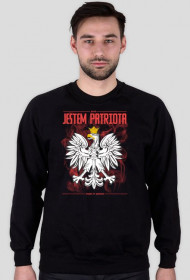 Bluza męska czarna - JESTEM PATRIOTĄ