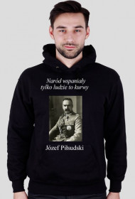 Józef Piłsudski - cytat 1 czarna bluza