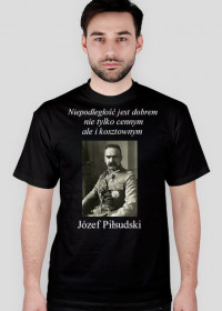 Józef Piłsudski - cytat 3  czarna