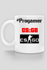 Kubek z napisem progamer