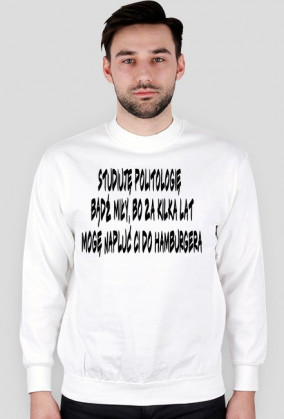 Bluza studenta politologii
