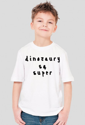 Koszulka fana dinozaurów