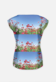 Koszulka damska - kwiaty