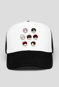 BTS czapka z daszkiem Kawaii