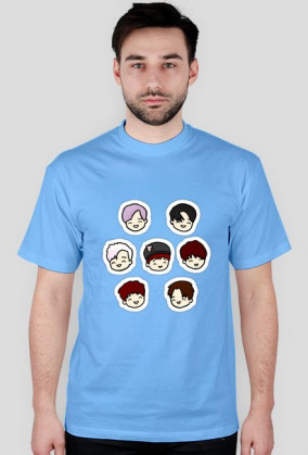 BTS koszulka Kawaii (men)