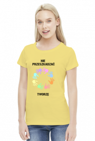 Koszulka Moje Pasje "Nie przeszkadzać. Tworzę"